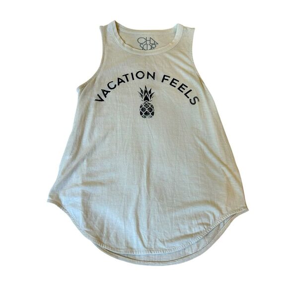 NEW Chaser Vacation Feels High Neck Tank - Picture 1 of 4